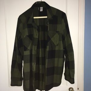 olive cotton shirt